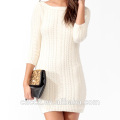 16STC5101 cable knit cashmere girl dress